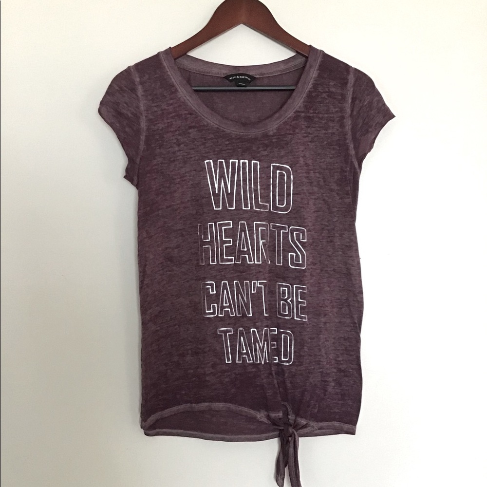 Rock & Republic wild hearts can’t be tamed shirt
